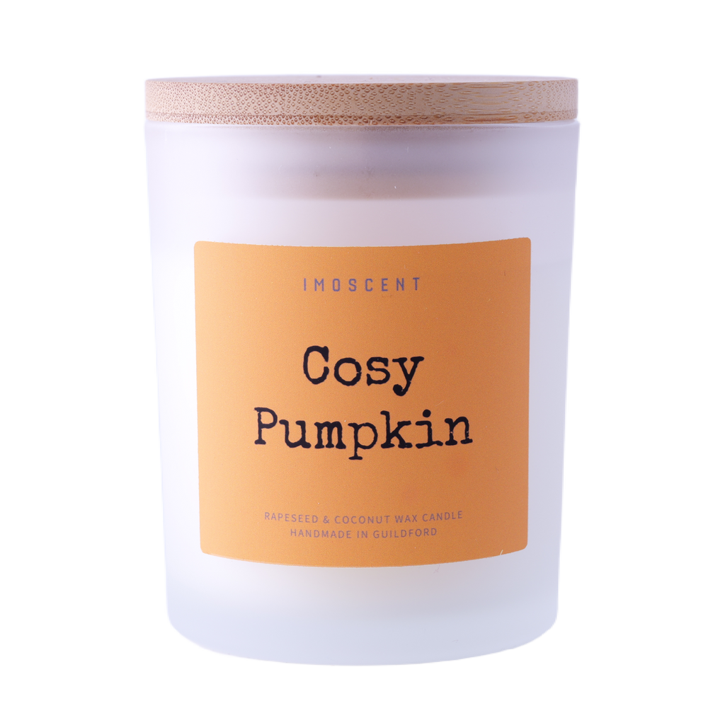 Cosy Pumpkin Scented Candle | Pumpkin + Cinnamon + Clove
